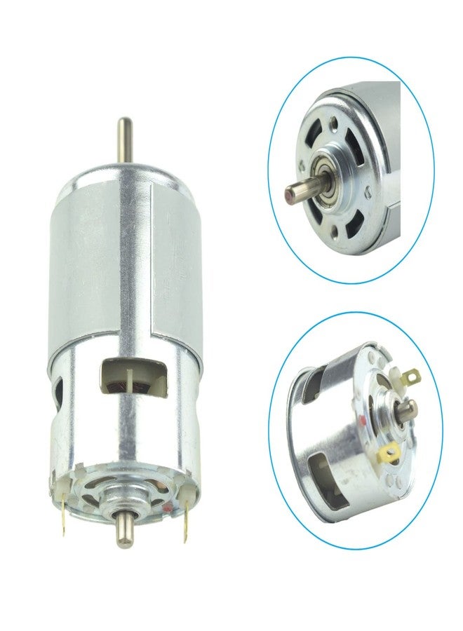 CONQUERALL 775 DC Motor 12V 4000RPM / 24V 8000RPM Small Motor High Torque DC Motor Low Noise Gear Motor with Bracket - Image 3